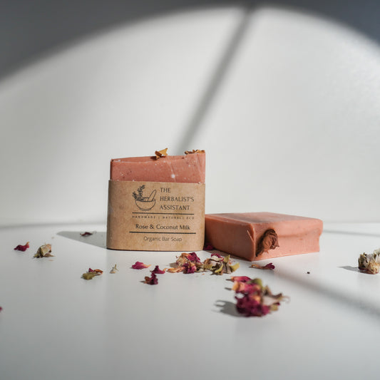 Rose & Coconut Milk Bar Soap