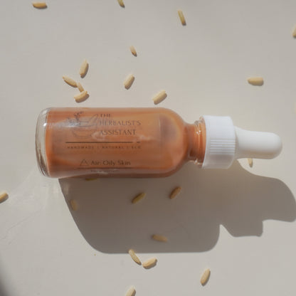 Air Face Oil - Rice extract & Green Tea face serum