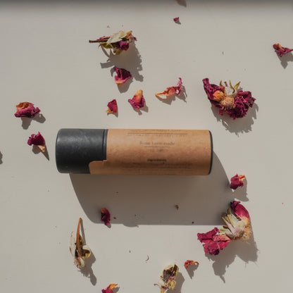 Rose Lemonade Lip Balm - Pink Tinted Lemon & Rose Vegan Lip Balm