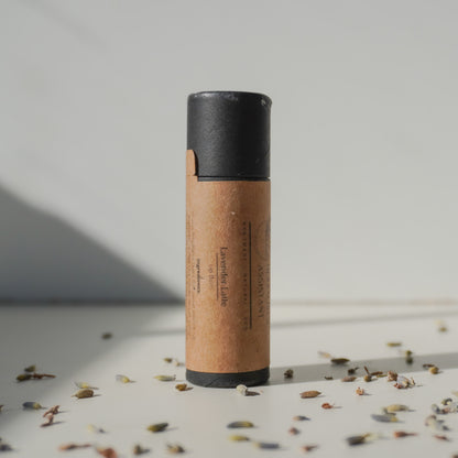 Lavender Latte Lip Balm - Organic, Herbal and Soothing Lip Balm