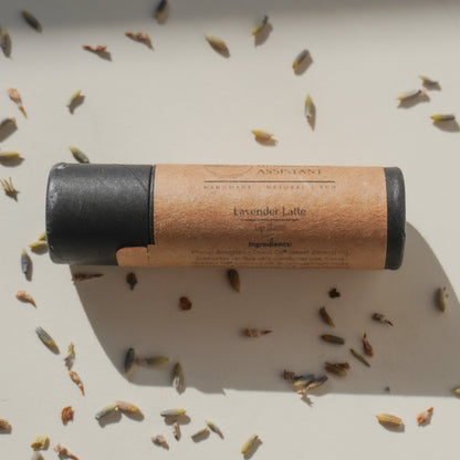 Lavender Latte Lip Balm - Organic, Herbal and Soothing Lip Balm