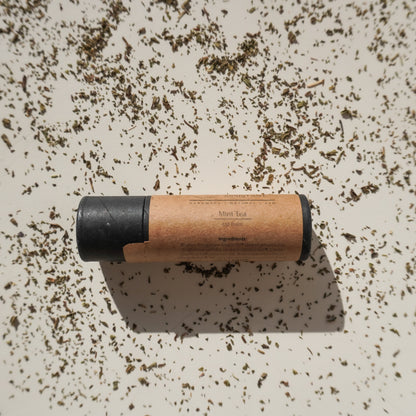 Mint Tea Lip Balm - Soothing & Tingly Vegan Lip Balm