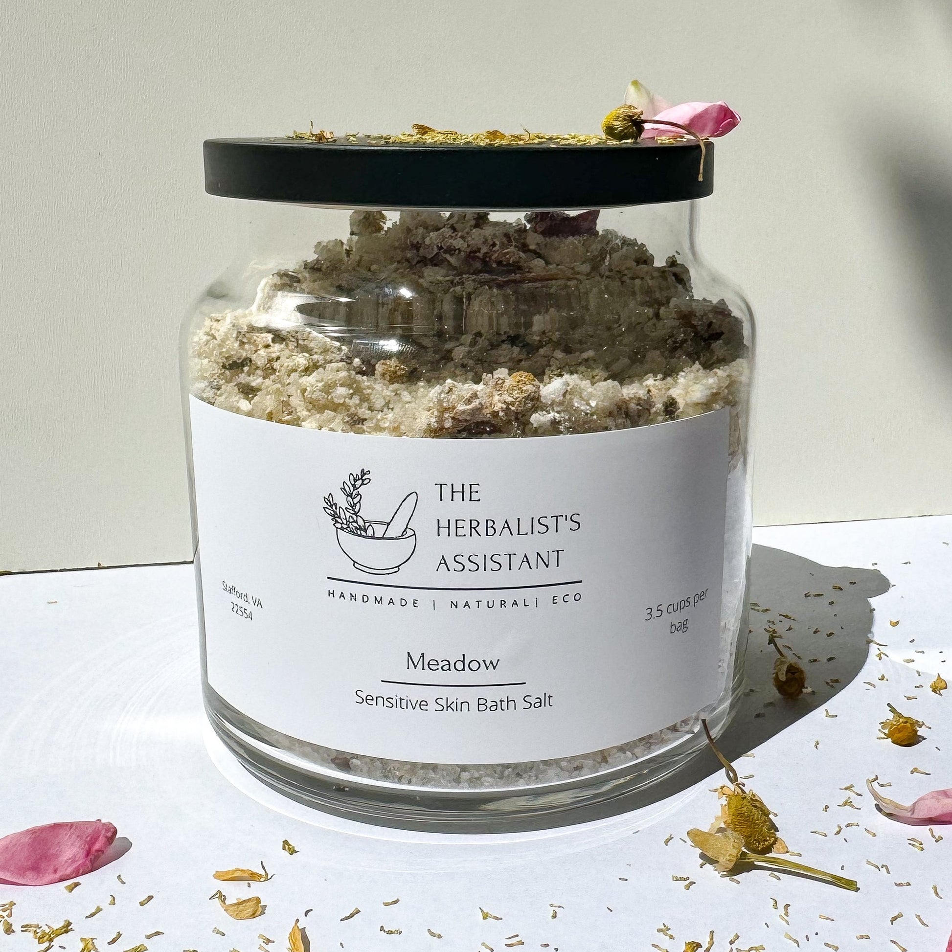 Meadow Bath Salts - Skin Soothing Bath Salts - The Herbalist's Assistant