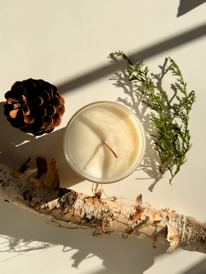 Yule Candle - Siberian Fir & Birch Soy wax Candle