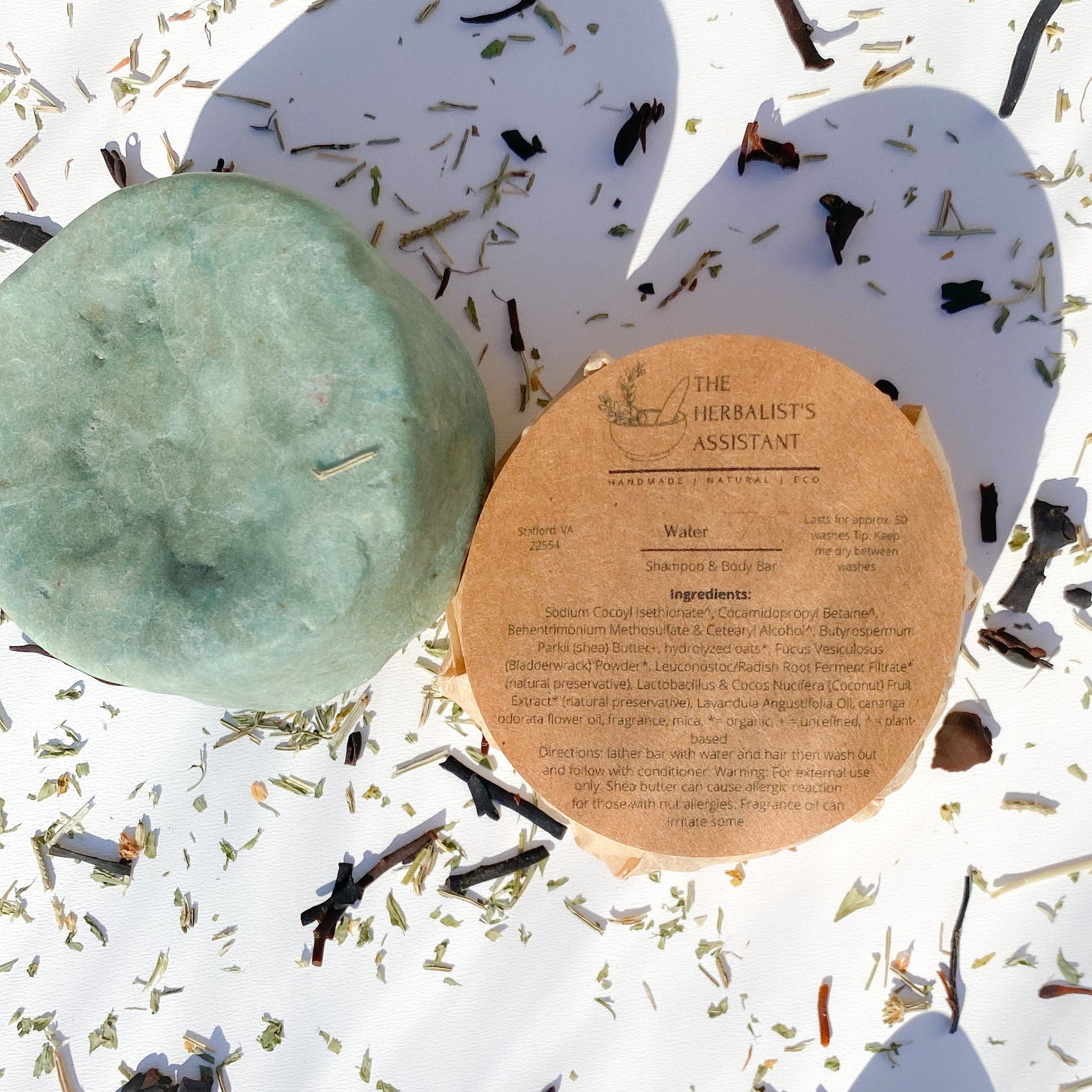 Eco friendly shampoo bar ingredients